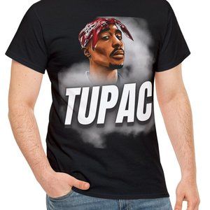 Tupac 2 Pac Rap Legend Urban Street T-Shirt Men's T Shirt Tee Cotton S M L XL
